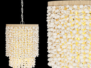 Chandelier Aptos Shell 3D मॉडल
