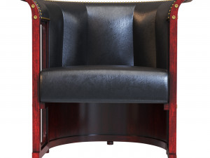 Armchair Josef Hoffmann Model 3D