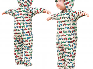 Child T pose Modello 3D