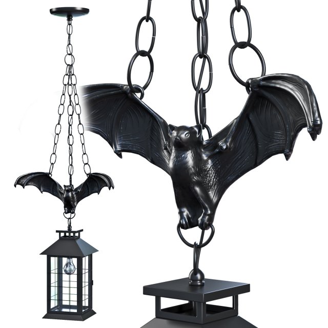 Lantern Bat 3D 모델 .c4d .max .obj .3ds .fbx .stl .blend 