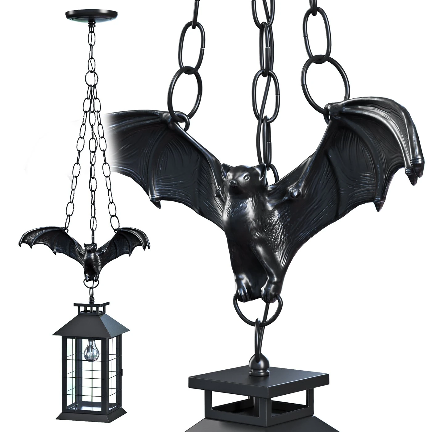 Lantern Bat 3D Model .c4d .max .obj .3ds .fbx .stl .blend 