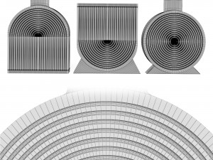 Glass vases 3D Модель