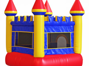 Bouncy castle trampoline Modelo 3D