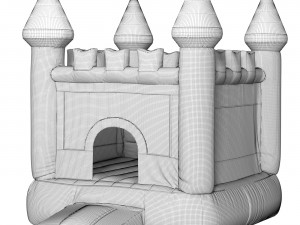 Bouncy castle trampoline Modelo 3D