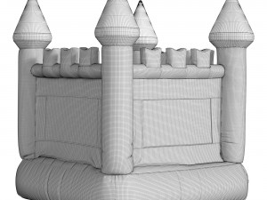 Bouncy castle trampoline Modelo 3D