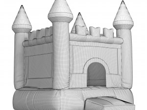 Bouncy castle trampoline Modelo 3D