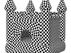 Bouncy castle trampoline Modelo 3D