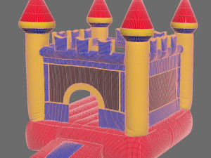 Bouncy castle trampoline Modelo 3D