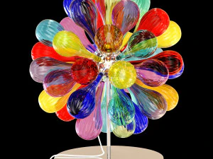 Lampu lantai Gelembung Model 3D