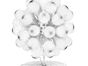 Floor lamp Bubble 3D Model