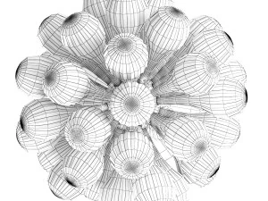 Floor lamp Bubble 3D Model