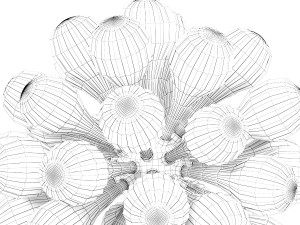 Floor lamp Bubble Modèle 3D