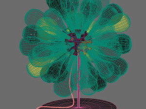 Floor lamp Bubble Modèle 3D