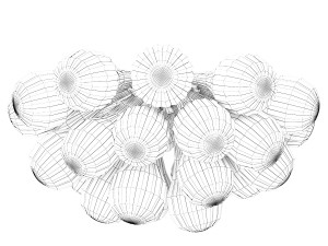 Ceiling lamp Bubble 3D Model