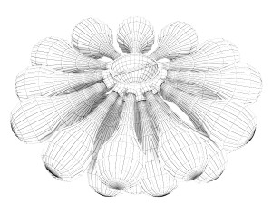 Ceiling lamp Bubble 3D Model