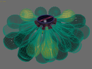 Ceiling lamp Bubble 3D Model