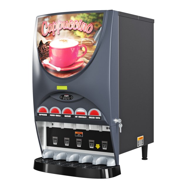 Bunn iMIX 5 Hot Drink System 3D Модель .c4d .max .obj .3ds .fbx .stl .blend 