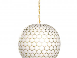Pendant lamp Capiz Honeycomb 3D Модель