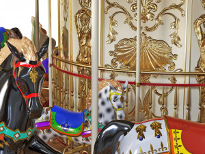 Carousel 2 levels Paris Model 3D
