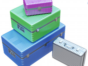 Suitcases 3D Modell