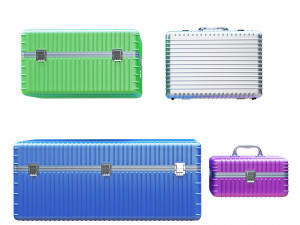 Suitcases 3D Modell
