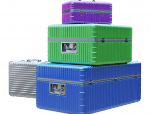 Suitcases 3D Model