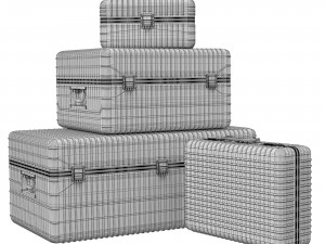 Suitcases 3D Modell