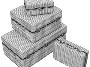 Suitcases 3D Modell