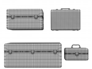 Suitcases 3D Modell