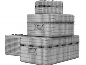 Suitcases 3D Modell