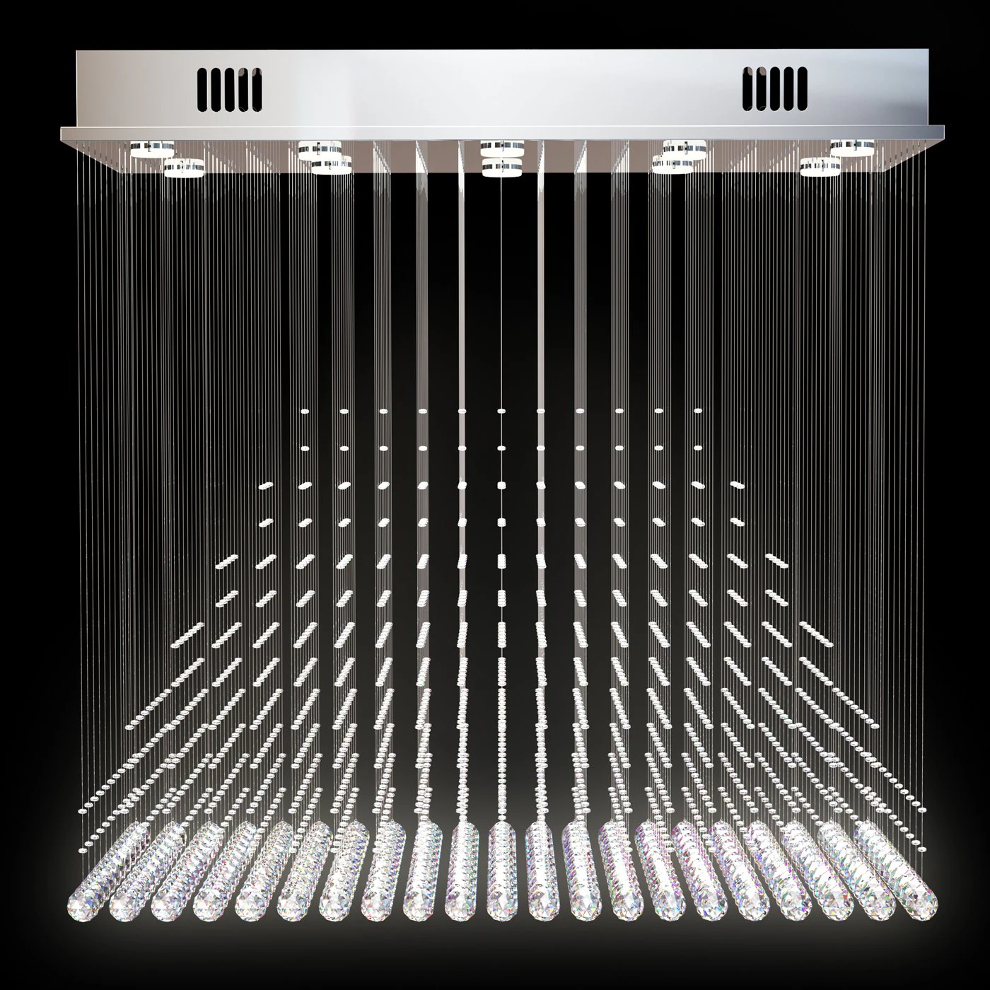Chandelier SILJOY 3D Model .c4d .max .obj .3ds .fbx .stl .blend 