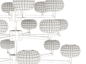 Spider Chandelier 3D 模型