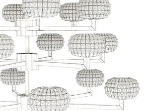 Spider Chandelier 3D Model