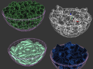 Bowl with chocolates Modèle 3D