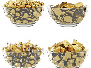 Bowl with chocolates Modèle 3D