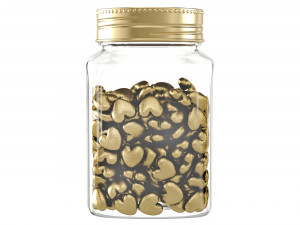 Chocolates in a jar 3D Model