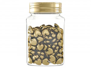 Chocolates in a jar 3D Model