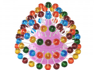 Lollipops on a stand 3D 모델