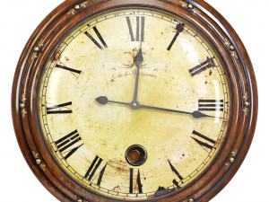 Old wall clock 3D 모델