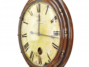 Old wall clock 3D 模型