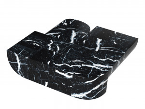 Coffee table 02 marble Forest Giaconia 3D मॉडल
