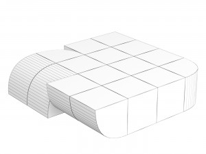 Coffee table 02 marble Forest Giaconia 3D-Modell