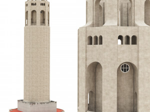 Coit Tower San Francisco 3D Model