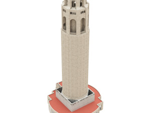 Coit Tower San Francisco 3D-Modell
