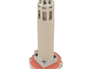 Coit Tower San Francisco 3D Model