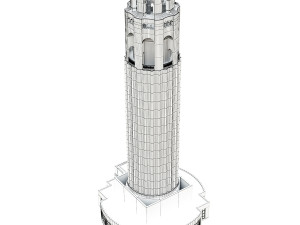 Coit Tower San Francisco 3D-Modell
