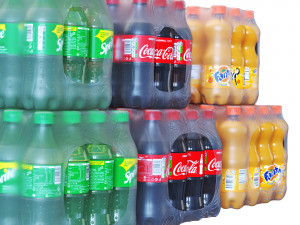Cola Fanta Sprite Pack 3D Модель