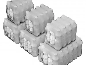 Cola Fanta Sprite Pack 3D Model