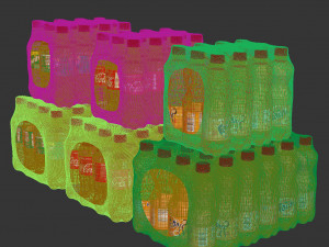 Cola Fanta Sprite Pack 3D Модель