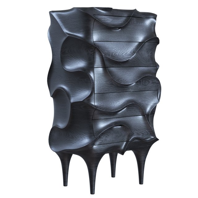 Chest of drawers Caleb Woodard 3D Модель .c4d .max .obj .3ds .fbx .stl .blend 